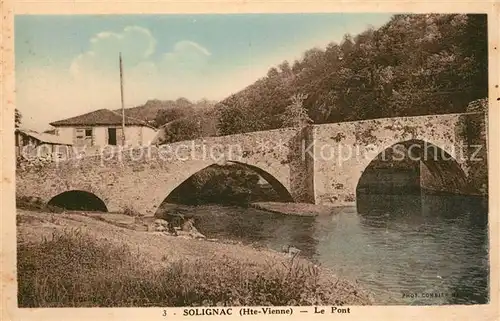 AK / Ansichtskarte Solignac Le Pont Solignac