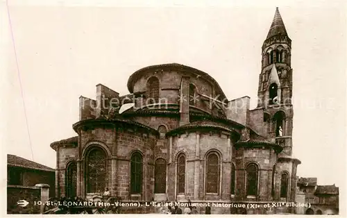 AK / Ansichtskarte Saint Leonard de Noblat Eglise Monument historique Saint Leonard de Noblat