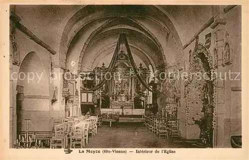 AK / Ansichtskarte La_Meyze Interieur de lEglise  La_Meyze