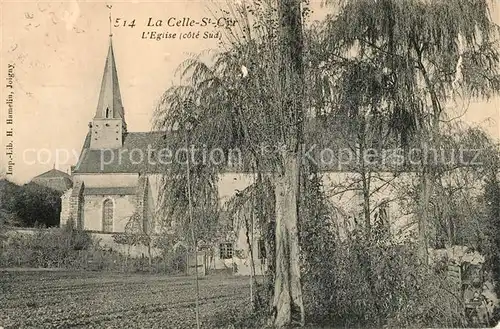 AK / Ansichtskarte La_Celle Saint Cyr Eglise Cote Sud La_Celle Saint Cyr