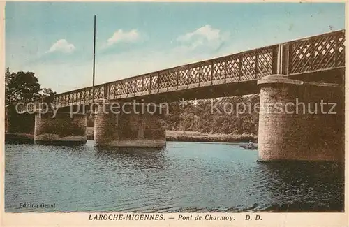 AK / Ansichtskarte Laroche_Migennes Pont de Charmoy Laroche Migennes