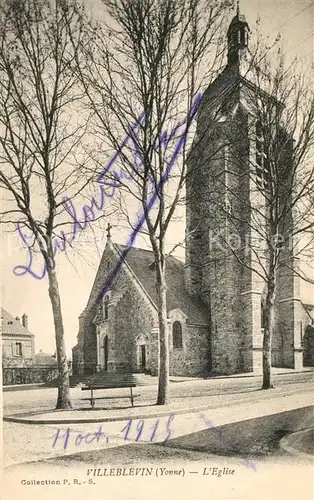 AK / Ansichtskarte Villeblevin Eglise Villeblevin