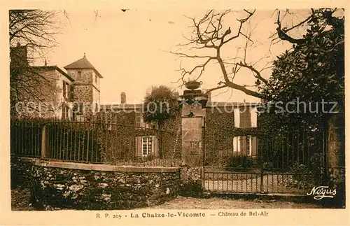 AK / Ansichtskarte La_Chaize le Vicomte Chateau de Bel Air La_Chaize le Vicomte