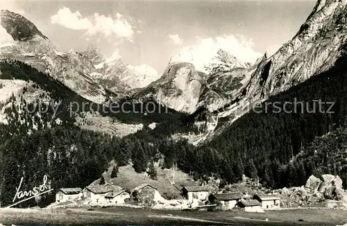 AK / Ansichtskarte Pralognan la Vanoise Village de Cholliere et le Massif de la Vanoise Alpes Pralognan la Vanoise