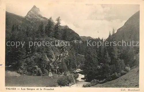 Tignes Les Gorges et le Frauchet Landschaftspanorama Alpen Tignes