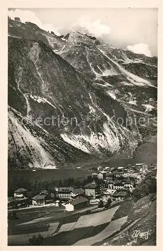 Pralognan la Vanoise Vue generale Aiguille de Mey Alpes Francaises Pralognan la Vanoise