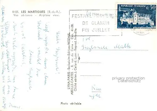 Martigues Vue aerienne Martigues