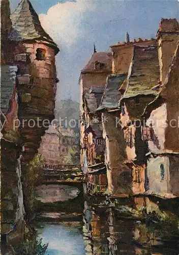 Quimper Vieilles maisons sur le Steir Quimper