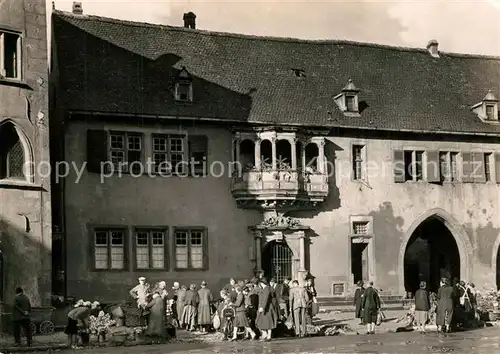 Colmar_Haut_Rhin_Elsass La Place de la Cathedrale Lancien Siege de Justice Colmar_Haut_Rhin_Elsass