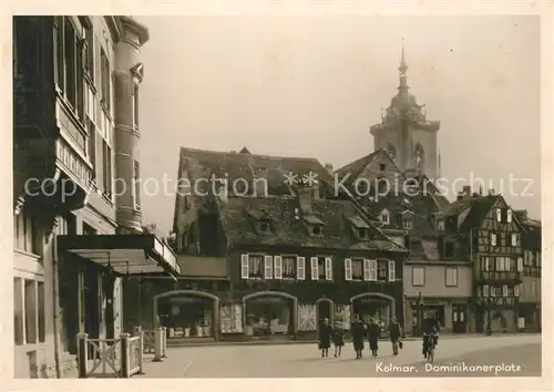 Colmar_Haut_Rhin_Elsass Dominikanerplatz Colmar_Haut_Rhin_Elsass