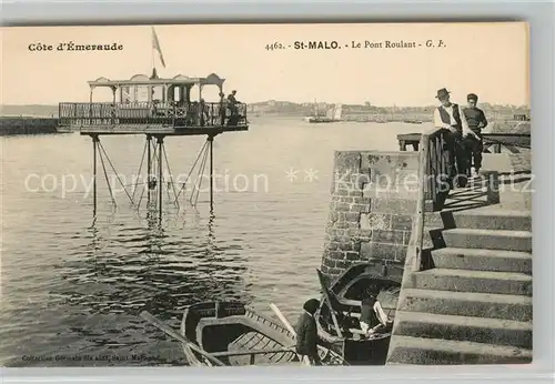 Saint Malo_Ille et Vilaine_Bretagne Le Pont Roulant Saint Malo_Ille et Vilaine