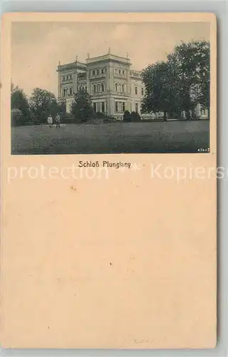 Schloss_Plunglany Teilansicht Feldpostkarte 