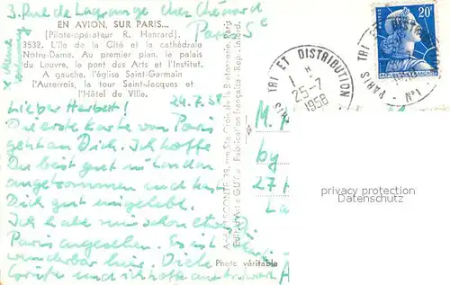 Paris Fliegeraufnahme Paris