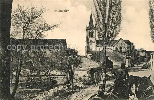 Saint Souplet_Nord Ruinen Zerstoerung Krieg Saint Souplet_Nord