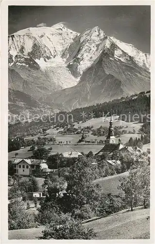 Combloux Panorama Mont Blanc Combloux