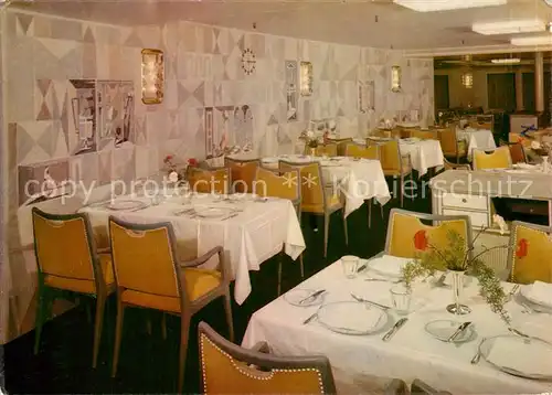 AK / Ansichtskarte Schiffe_Ships_Navires Bremen Speisesaal 