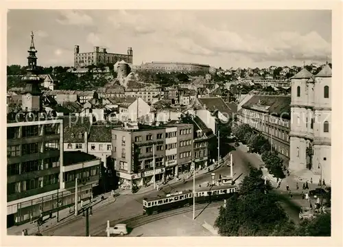 AK / Ansichtskarte Strassenbahn Bratislava  