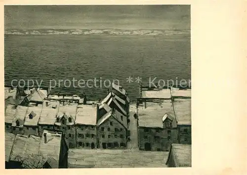 AK / Ansichtskarte Dieter_Hans Meersburg im Winter  