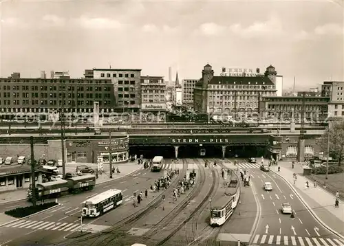 AK / Ansichtskarte Strassenbahn Essen An der Freiheit  