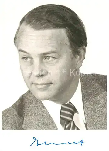 AK / Ansichtskarte Politiker Ernst Albrecht Autogramm  Politiker