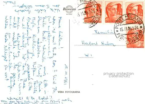 AK / Ansichtskarte Strassenbahn Milano Piazza Cordusio 