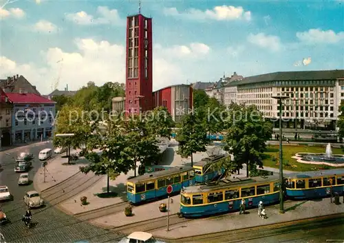 AK / Ansichtskarte Strassenbahn M?nchen Sendlingertorplatz  
