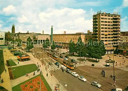AK / Ansichtskarte Strassenbahn Rotterdam Coolsingel 