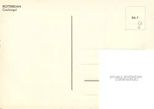 AK / Ansichtskarte Strassenbahn Rotterdam Coolsingel 