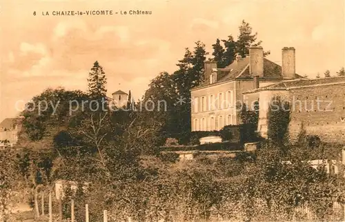 AK / Ansichtskarte La_Chaize le Vicomte Le Chateau La_Chaize le Vicomte