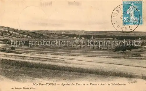 AK / Ansichtskarte Pont sur Yonne Aqueduc des Eaux de la Vanne Pont sur Yonne