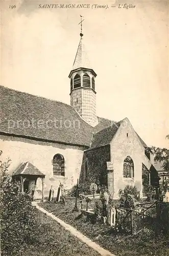 AK / Ansichtskarte Sainte Magnance Eglise Sainte Magnance