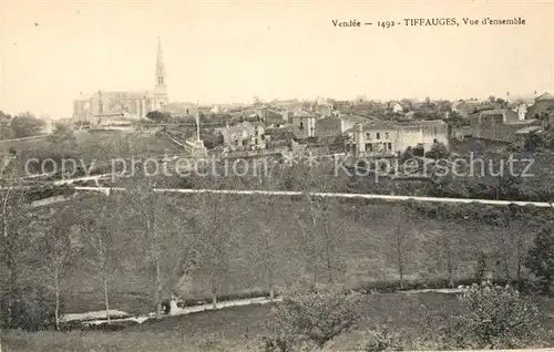 AK / Ansichtskarte Tiffauges Vue d ensemble Tiffauges