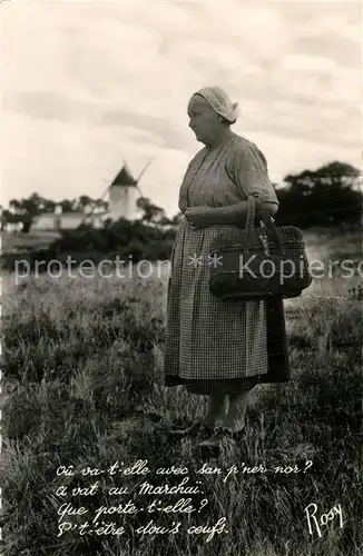 AK / Ansichtskarte Ile_de_Noirmoutier Femme du Pays Ile_de_Noirmoutier