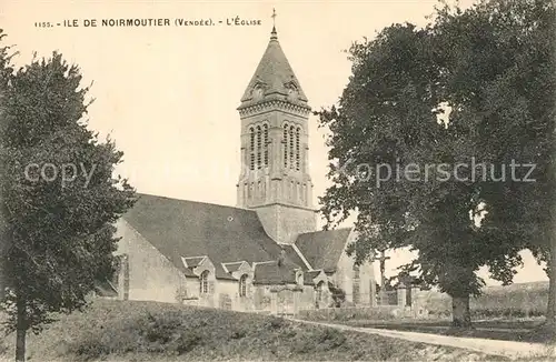AK / Ansichtskarte Ile_de_Noirmoutier Eglise Ile_de_Noirmoutier