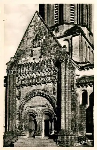 AK / Ansichtskarte Vouvant Portail de l Eglise Vouvant