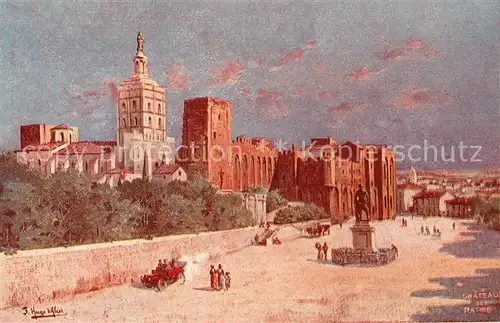 AK / Ansichtskarte Avignon_Vaucluse Chateau des Papes Avignon Vaucluse