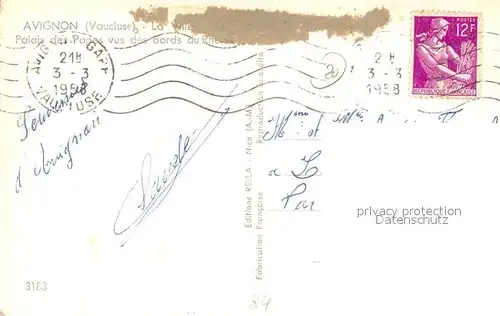 AK / Ansichtskarte Avignon_Vaucluse Palais des Papes  Avignon Vaucluse