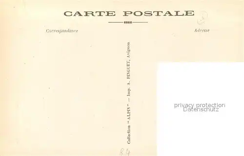 AK / Ansichtskarte Avignon_Vaucluse La Tour des Augustins Aquarell Avignon Vaucluse