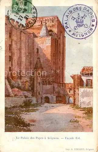 AK / Ansichtskarte Avignon_Vaucluse Le Palais des Papes Facade Est Avignon Vaucluse