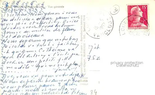 AK / Ansichtskarte Lourmarin Vue generale Lourmarin