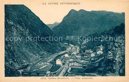 AK / Ansichtskarte Salins_Moutiers Vue generale Alpes 