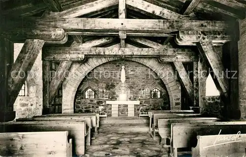 AK / Ansichtskarte Col_de_l_Iseran Interieur de la Chapelle Notre Dame de Toute Prudence Col_de_l_Iseran