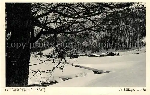 AK / Ansichtskarte Val_d_Isere Panorama le village et l Isere en hiver Alpes Francaises Val_d_Isere