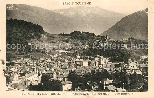 AK / Ansichtskarte Conflans_Savoie Panorama Alpes Conflans_Savoie