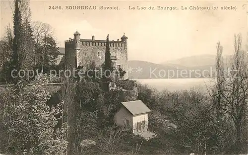 AK / Ansichtskarte Bourdeau Chateau Lac du Bourget Bourdeau