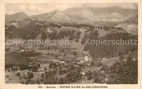 AK / Ansichtskarte Notre Dame de Bellecombe Panorama Alpes Notre Dame de Bellecombe