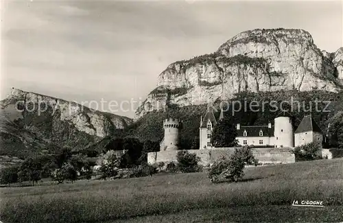 AK / Ansichtskarte Challes les Eaux Chateau Mont Penay Croix du Nivolet Alpes Francaises Challes les Eaux