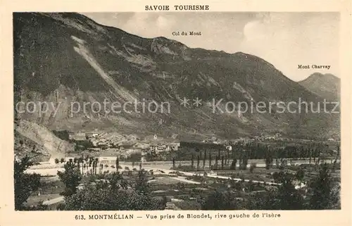 AK / Ansichtskarte Montmelian Vue prise de Blondet rive gauche de l Isere Alpes Francaises Montmelian