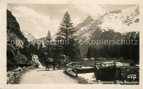 AK / Ansichtskarte Nancroix_Peisey Pont Alpes Nancroix Peisey