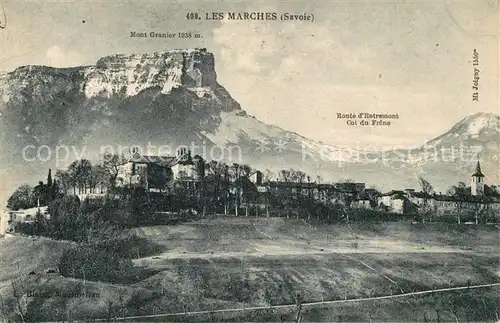 AK / Ansichtskarte Les_Marches Panorama Mont Granier Alpes Francaises Les_Marches